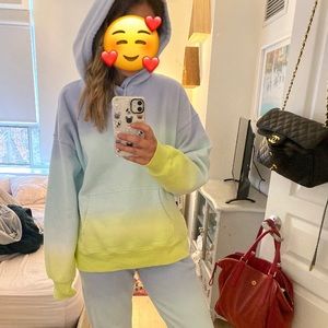 Aritzia tie dye sweatsuit